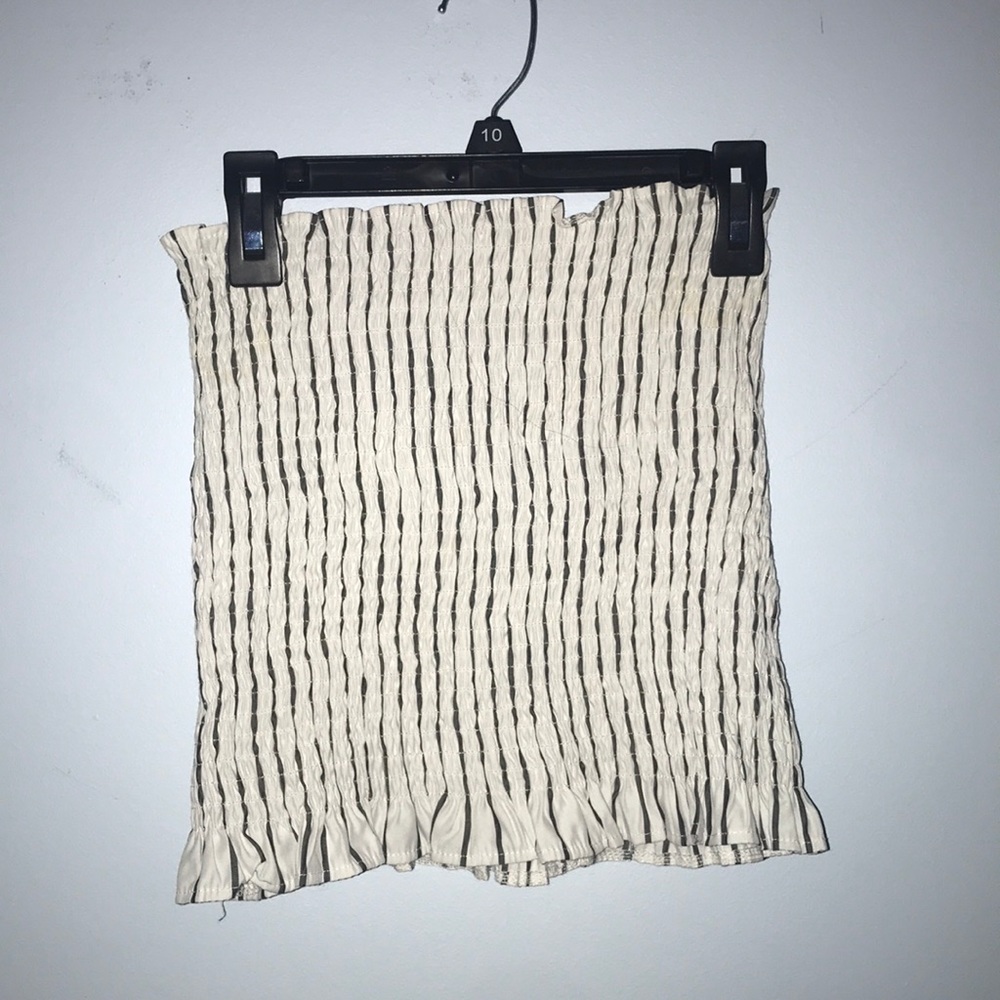 Striped tube top